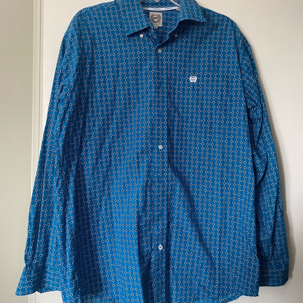 Cinch Geo Button Down Shirt
